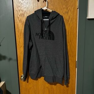The North Face Charcoal Zip Up Sweatshirt